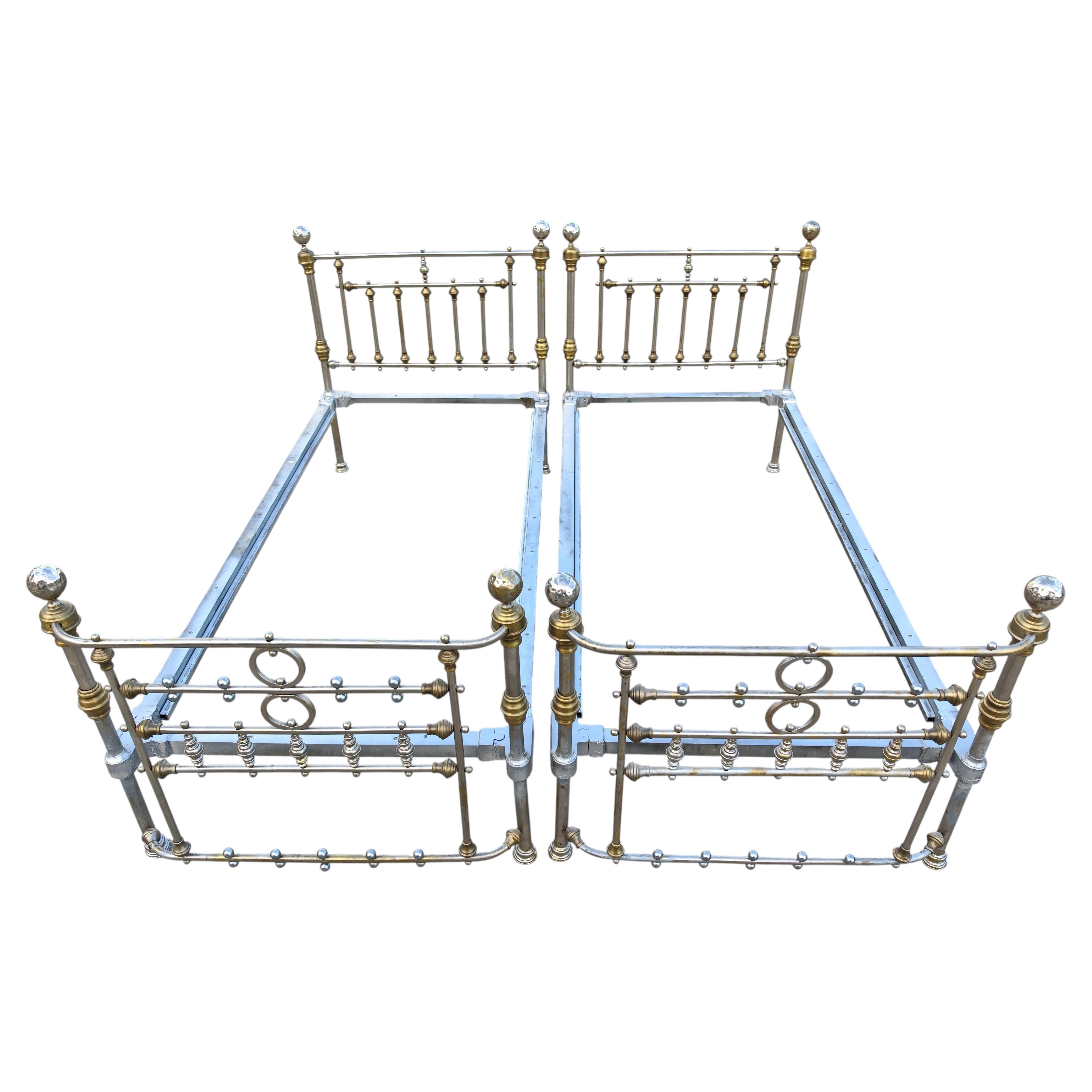 How do I care for an old brass bed?