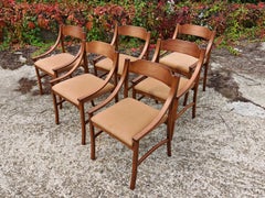 Lot de 6 fauteuils de salle à manger de style « Mid-Century Modern » signés Silvio Cavatorta, Italie