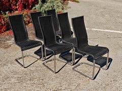 Set of Six B25 Cantilever Dining Chairs by Jean Prouvé for Tecta, Germany