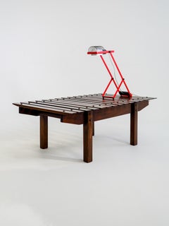 Sergio Rodrigues Mucki Bench in Solid Imbuia, Brazil, 1960s
