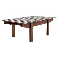 Sergio Rodrigues Mucki Bench in Solid Imbuia, Brazil, 1960s