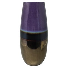 1970er Jahre Atemberaubende Space Age Vase aus Keramik von Brambilla. Hergestellt in Italien