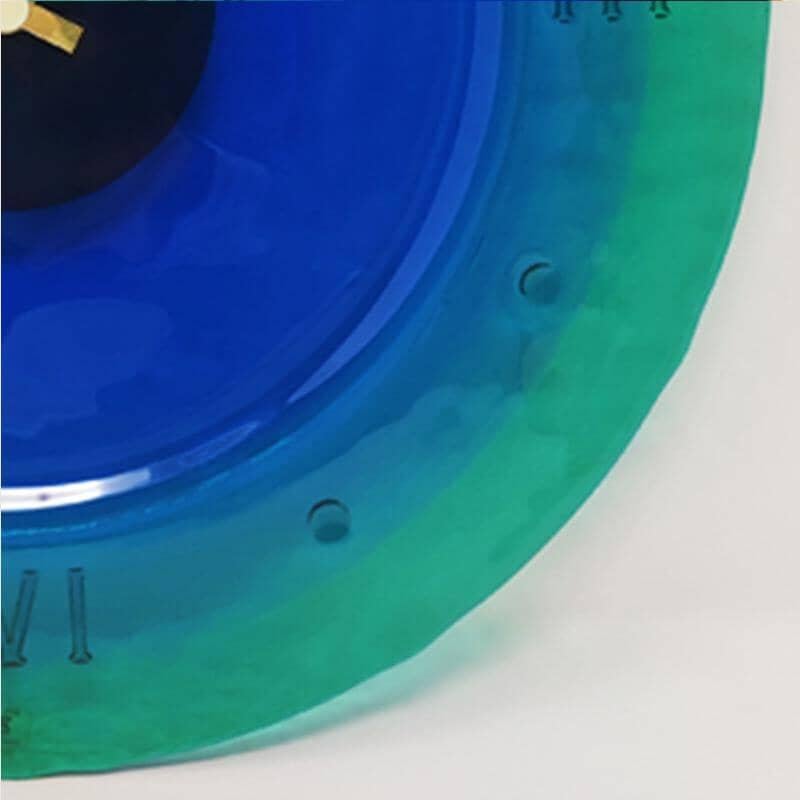 1960s Wall Clock in Murano Glass by 