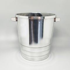 Versilberter Champagner-Eiskübel im Art-Déco-Stil von Luc Lanel für Christofle
