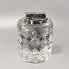 1960er Jahre Wunderschönes blaues Tischfeuerzeug aus Murano Glass Sommerso von Flavio Poli