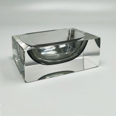 1960s Stunning Large Green and Yellow Ashtray/Bowl/Catchall By Flavio Poli for S