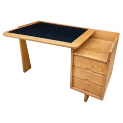 Guillerme et Chambron Etudiant Oak Desk, circa 1970