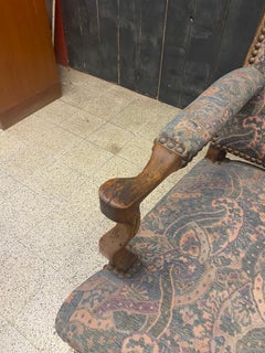 Fauteuil d'époque Louis XIII