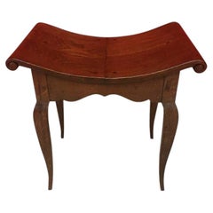 Charles Dudouyt oak stool, circa 1940.