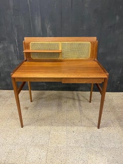 Roger Landault 'Attributed to' Elegant walnut Desk Table circa 1960