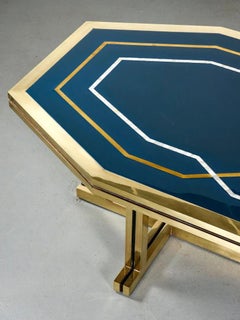 Maison Jansens, très grande table à manger réalisée sur commande pour l'ambassade, vers 1970