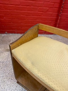 Art Deco Stool in Norwegian Birch Veneer circa 1930