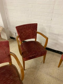 4 Art Deco Armchairs, circa 1930 / 1940
