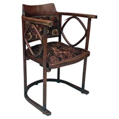 Hoffmann Josef, sillón curvo de haya, hacia 1900.
