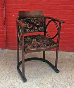 Hoffmann Josef, sillón curvo de haya, hacia 1900.