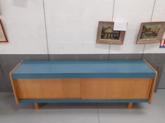 Large sideboard in ash and formica circa 1950/1960