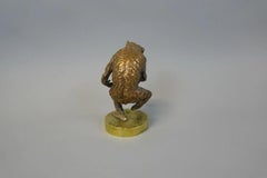 Christophe Fratin „Läufernder Affen“ Bronze, signiert, XIX. Auflage