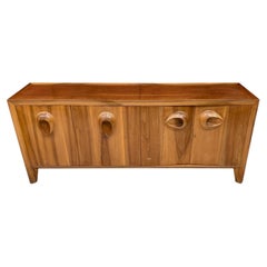 Vincent Gonzalez, Interesting Brutalist sideboard in solid wood