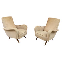 Erton, pair of vintage armchairs, circa 1950. Fully original.