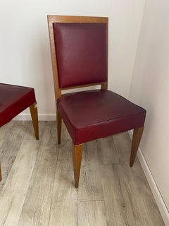 one 1940s French Art Deco chairsin the style of André Arbus.