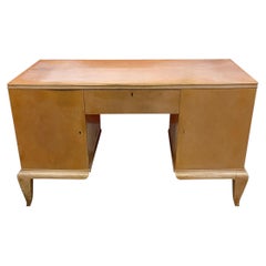 René Prou, scrivania in stile Art Déco in legno laccato, 1940-1950 circa