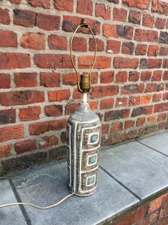 Large ceramic lamp base, origin USA or Canada, circa 1960-1970