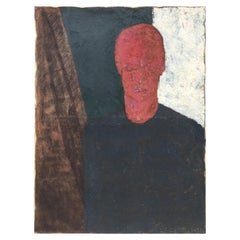 Marko Milovanovic (1965-) „Selbstporträt in Rot und Grün“