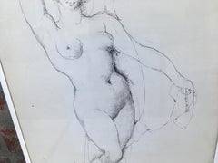 Marcel Delmotte, dessin signé et daté 1981.