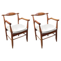 Guillerme & Chambron, Pair of Oak Bridges Fumay, Edition Votre Maison