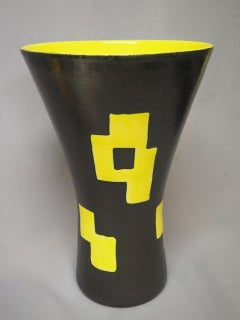 Elchinger, grand vase en céramique, vers 1950.