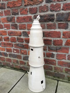 Sculpture haute originale en céramique, vers 1980.
