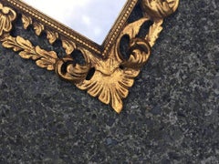 Miroir Neo Baroque En Bois Doré Circa de style louis XIII circa 1950