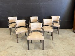 Sechser-Set Art-Déco-Sessel