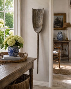 Antique Wooden Grain Shovel, Rustic Wall Art, USA, Late 19th Century