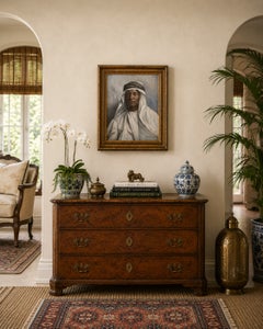 Late 19th Century Oil on Board Portrait of a Young Sheikh by H.P. Stevens