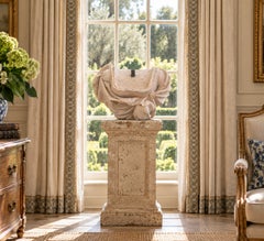 Early 20th Century French Neoclassical Carved Marble Female Bust Fragment