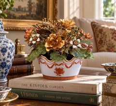 Fleurs Des Siècles Enamel Flower Bouquet by Vista Alegre for Mottahedeh