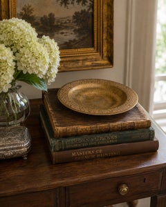 Tiffany Studios New York Bronze Doré Shallow Bowl