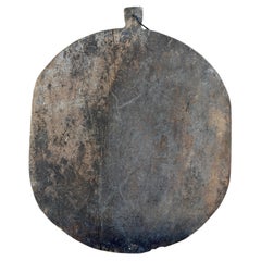 Tagliere da pane in legno in stile primitivo francese della fine del XIX secolo