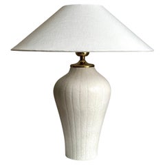 Swedish Modern Stoneware Table Lamp designed by Gunnar Nylund, Rörstrand, 1940s