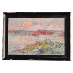 Stockholm archipelago, watercolor, Swedish painter Anna Gardell-Ericson