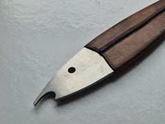 Neptune Fish Bottle Opener, leather & steel by Carl Auböck for Amboss Midcentury