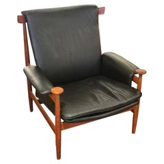 Finn Juhl, Scandinavian Midcentury Classic Lounge Chair model Bwana, 1960s.