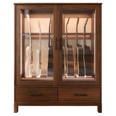 Humidified Guitar Display Case - Medium Habitat Humidified Schrank