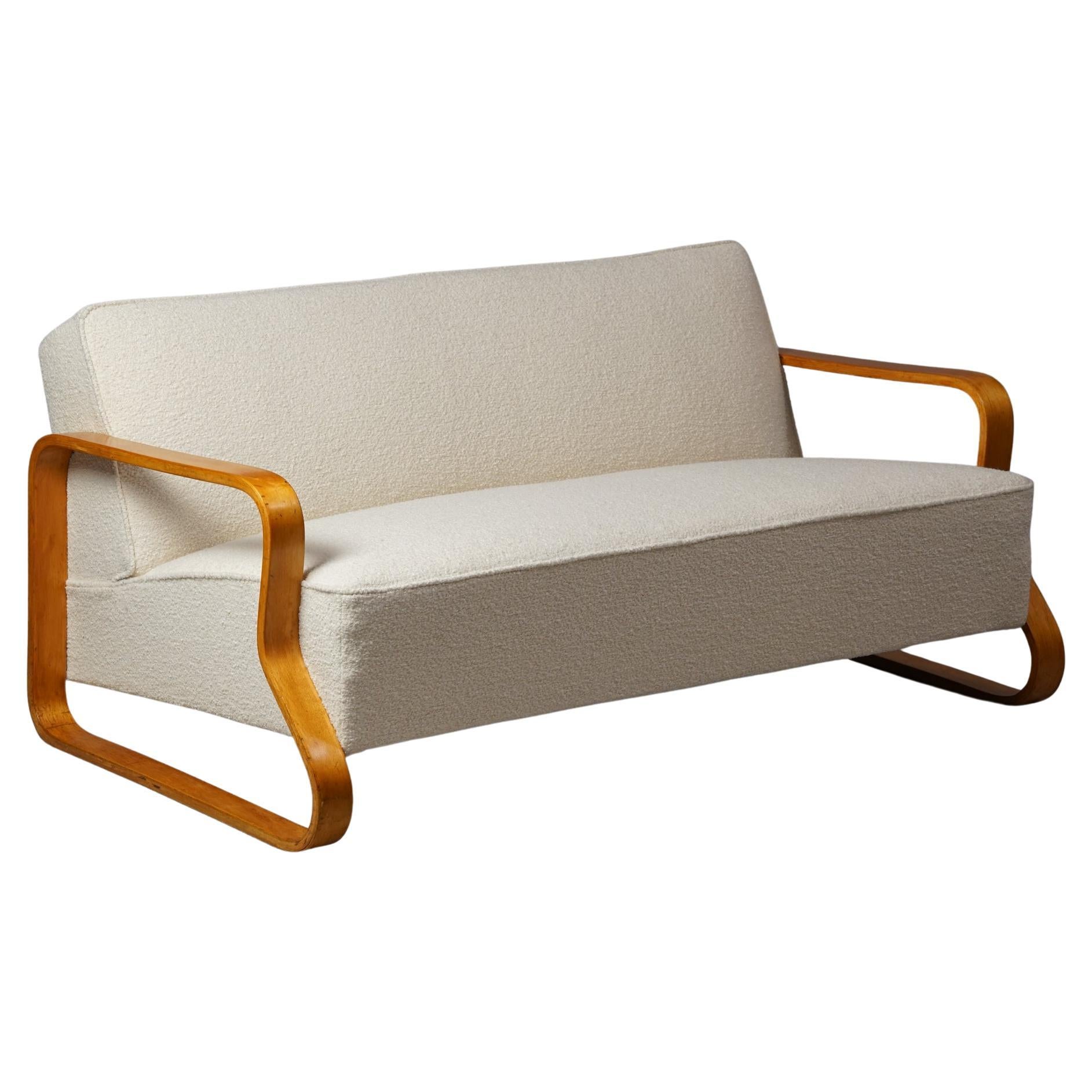 Mid-Century Modern Early Sofa Model '544' by Alvar Aalto, 1930s