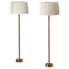 Vintage Pair of Senator Floor Lamps, Lisa Johansson-Pape, Orno Oy, 1950s