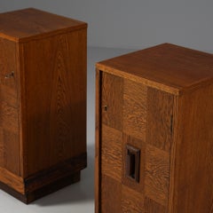 Pair of Art Deco nightstands, Finland, Early 20th Century