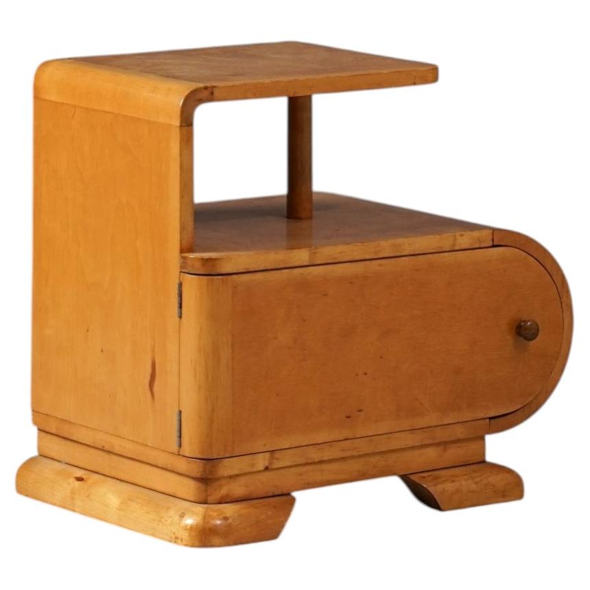 Art Deco nightstand, Finland, 1930s For Sale