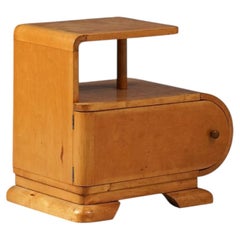 Table de chevet Art déco, Finlande, années 1930