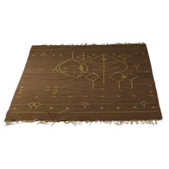 Scandinavian Modern Reversible Rug, Aappo Härkönen, Finland, 1950/1960s